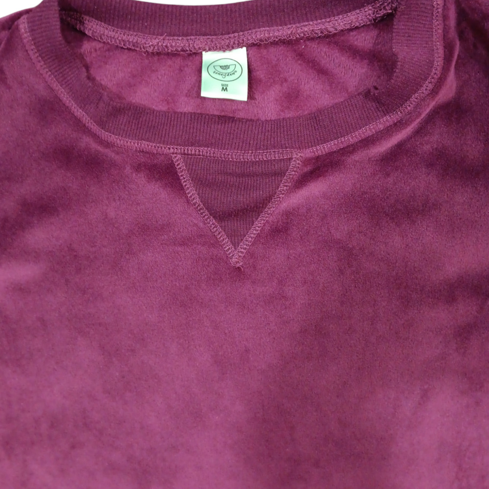 Honeydew velour wildberry sweatshirt - Picture 4 of 8